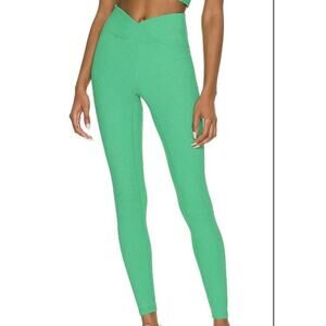 Year Of Ours Veronica Leggings S Surplice Crossover Waistband Athleisure Yoga